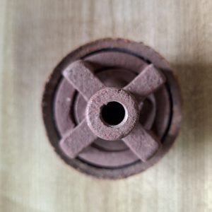 Piston with seal threaded